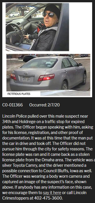 Fleeing from an officer